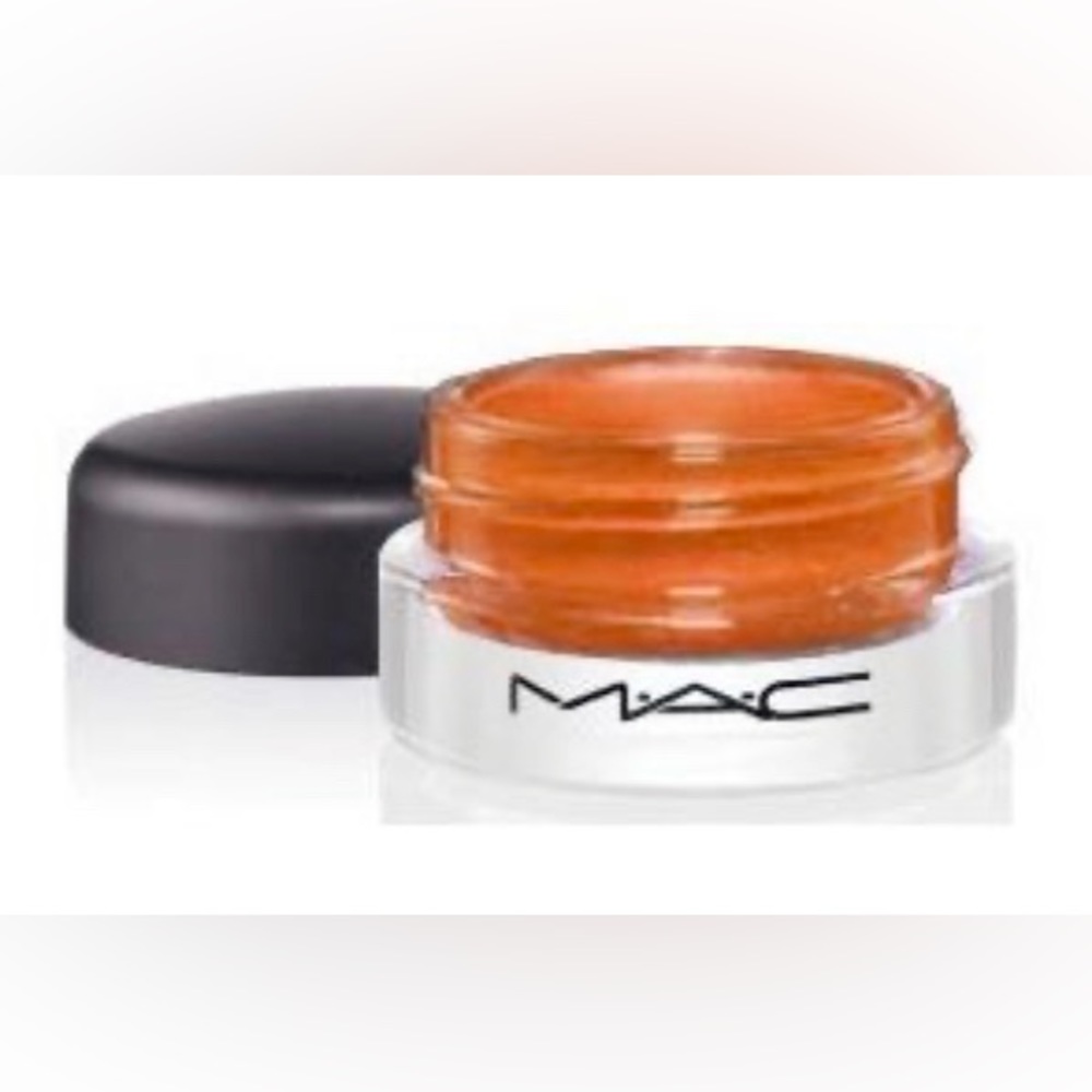 🎉HOST PIC!!🎊 RARE DISCONTINUED NIB MAC CHROMALINE GENUINE ORANGE SHADOW/LINER